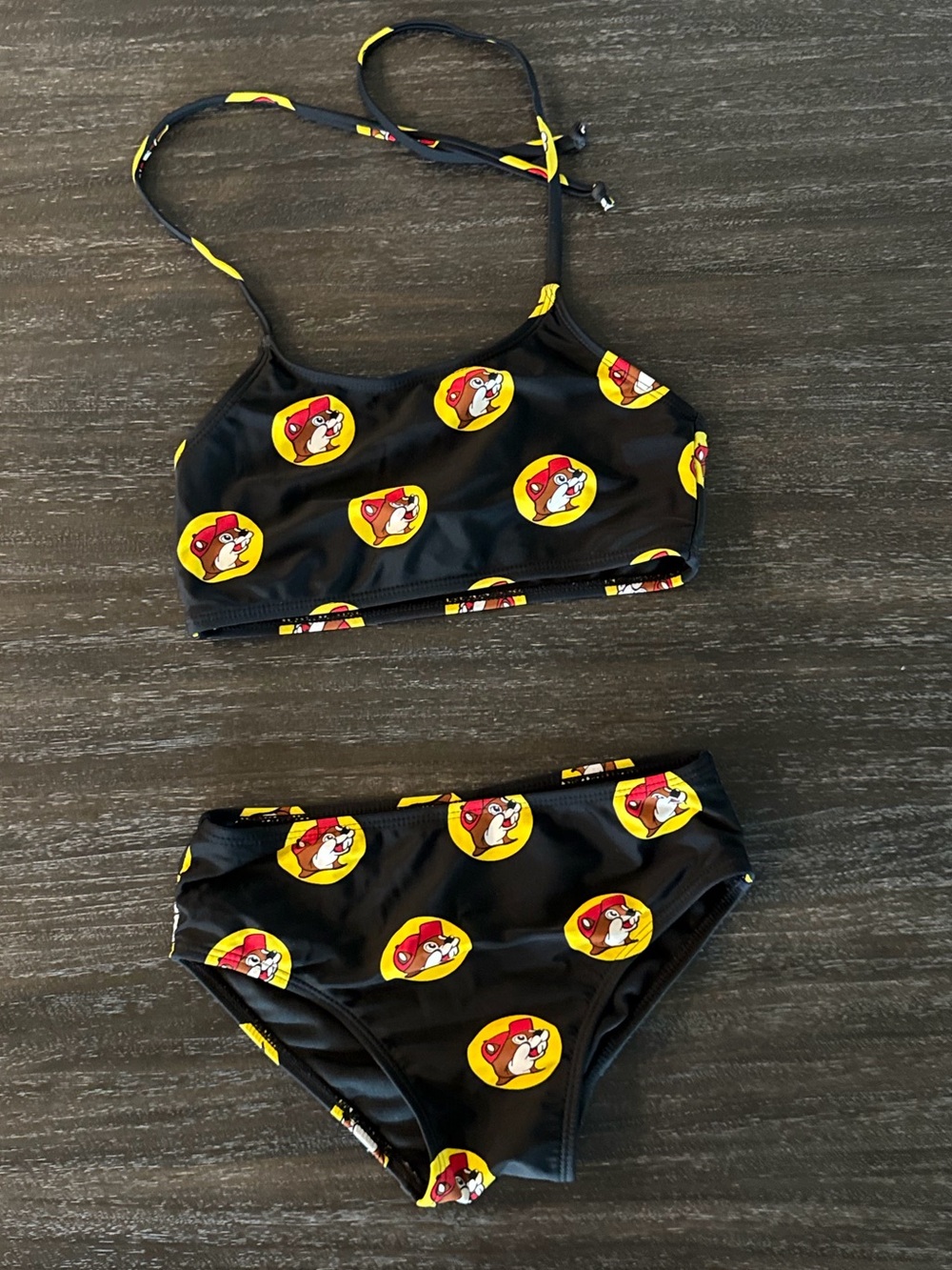 Buc-ees Youth Medium 2 piece Bikini Swim Suit